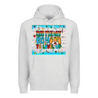 Dove Grey birthday boy to level up Premium Hoodie - JahusDesignShop