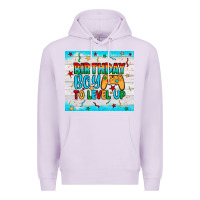Lilac birthday boy to level up Premium Hoodie - JahusDesignShop