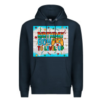 Navy birthday boy to level up Premium Hoodie - JahusDesignShop