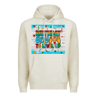 Oatmeal Heather birthday boy to level up Premium Hoodie - JahusDesignShop