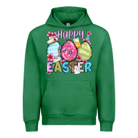 Emerald Happy Easter eggs Urban Hoodie - OliviaCreatesArt