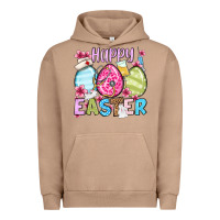 Pigment Burro Happy Easter eggs Urban Hoodie - OliviaCreatesArt