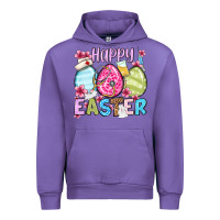 Tulip Happy Easter eggs Urban Hoodie - OliviaCreatesArt