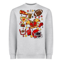 Heather Grey i'm a hot mess, always stressed,and proudly a foot Heavyweight Sweatshirt - MaliasSmallBusiness