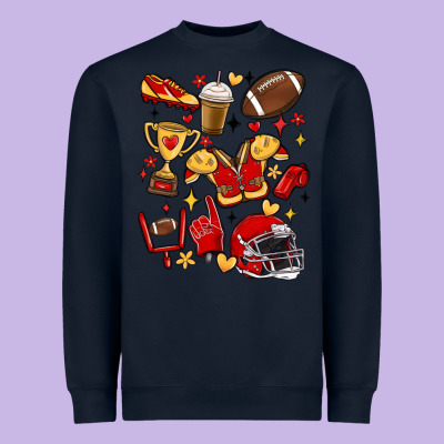 I'm A Hot Mess, Always Stressed,and Proudly A Foot Heavyweight Sweatshirt Designed By Maliassmallbusiness