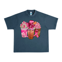 Midnight Navy breast cancer coffee cups Urban Heavy Tee - NancyCooperArtShop