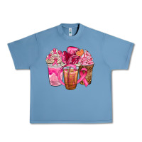Pebble Blue breast cancer coffee cups Urban Heavy Tee - NancyCooperArtShop