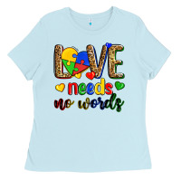 Love Needs No Words Ladies Tee | Teevron