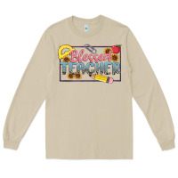 Mushroom blessed teacher Long Sleeve Tee - MaliasSmallBusiness