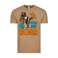 Vintage Coffee i'm four hear me roar dinosaur birthday Vintage Tee - LillyAllenDesigns
