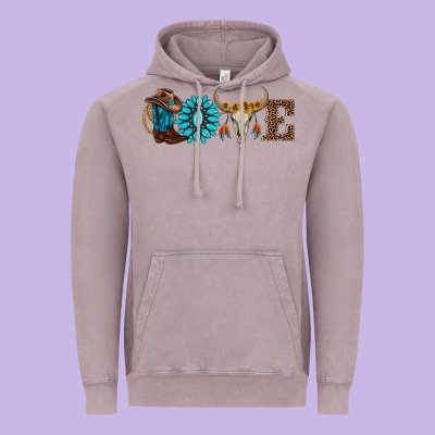 Western Love Vintage Hoodie Designed By Adodesignshop