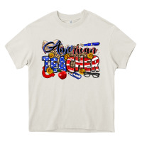 Cream American Teacher Heavy Core Tee - Neo Western