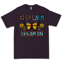 Plum keep calm dream on Premium Tee - CowhideDigitalArt
