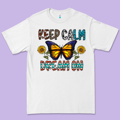 Keep Calm Dream On Premium Tee Designed By Cowhidedigitalart