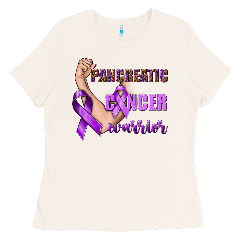 Pancreatic Cancer Warrior Ladies Tee by texasbilliewilder | Teevron