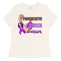 Bone Pancreatic Cancer Warrior Ladies Tee - texasbilliewilder