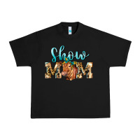 Black Western Show Mom Red Angus Urban Heavy Tee - LillyAllenDesigns