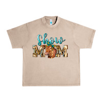 French Oak Western Show Mom Red Angus Urban Heavy Tee - LillyAllenDesigns