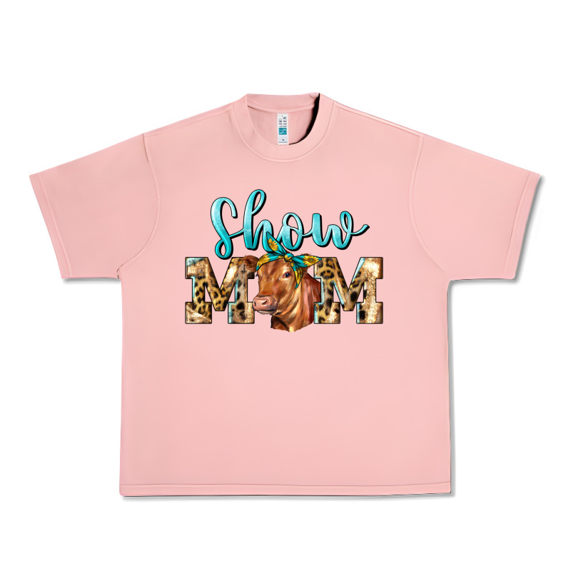 Western Show Mom Red Angus Urban Heavy Tee by LillyAllenDesigns | Teevron