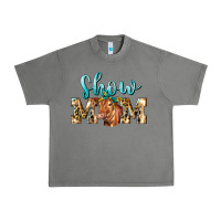 Tornado Western Show Mom Red Angus Urban Heavy Tee - LillyAllenDesigns