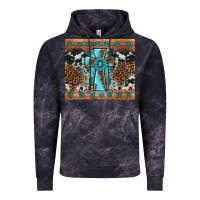 Cloud Black gemstone leopard cross Vintage Hoodie - AdoDesignShop