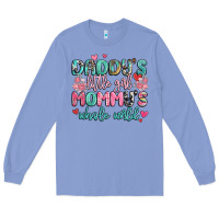 Colony Blue daddy's little girl mommy's whole world Long Sleeve Tee - MaliasSmallBusiness