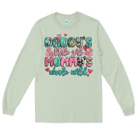 Matcha daddy's little girl mommy's whole world Long Sleeve Tee - MaliasSmallBusiness