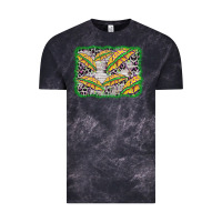 Cloud Black mardi gras umbrella background Vintage Tee - BarkalooDesign