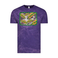 Cloud Purple mardi gras umbrella background Vintage Tee - BarkalooDesign