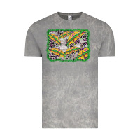Cloud Rock mardi gras umbrella background Vintage Tee - BarkalooDesign