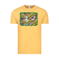 Vintage Mustard mardi gras umbrella background Vintage Tee - BarkalooDesign