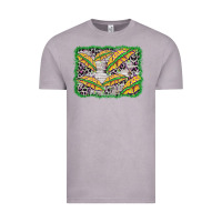 Vintage Zinc mardi gras umbrella background Vintage Tee - BarkalooDesign