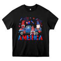 Black American truck gnomes Heavy Core Tee - Neo Western