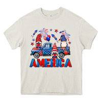 Cream American truck gnomes Heavy Core Tee - Neo Western