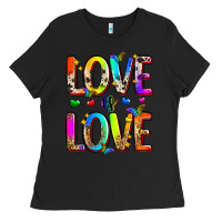 Black love is love Ladies Tee - Zillion Design Studio