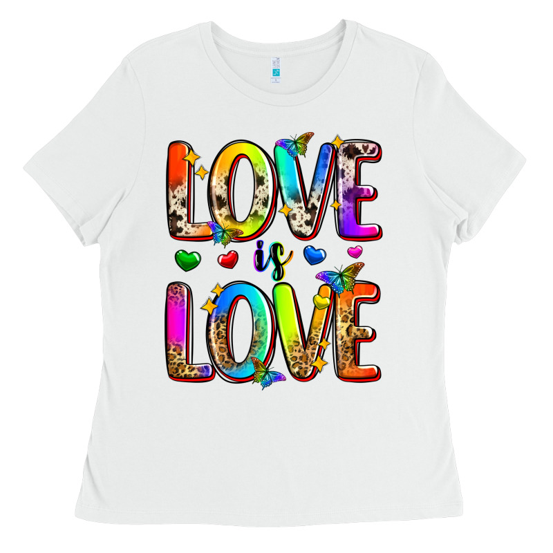 Love Is Love Ladies Tee by Zillion Design Studio | Teevron