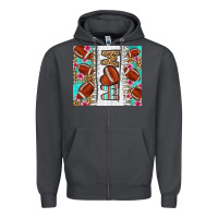Smoke american football mom Zipper Hoodie - LillyAllenDesigns