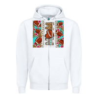 White american football mom Zipper Hoodie - LillyAllenDesigns