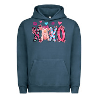 Pigment Midnight Navy xoxo pig olivia Urban Hoodie - OliviaCreatesArt