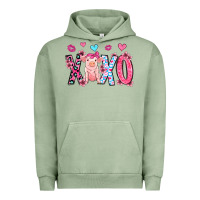 Pigment Oil Green xoxo pig olivia Urban Hoodie - OliviaCreatesArt