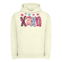 Pigment Pistachio xoxo pig olivia Urban Hoodie - OliviaCreatesArt