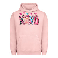 Pigment Salmon xoxo pig olivia Urban Hoodie - OliviaCreatesArt