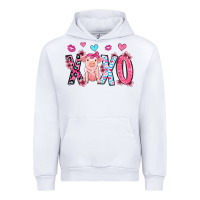 White xoxo pig olivia Urban Hoodie - OliviaCreatesArt