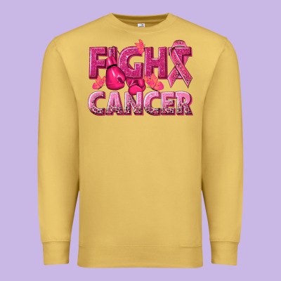 Fight Cancer Premium Sweatshirt Designed By Nancycooperartshop