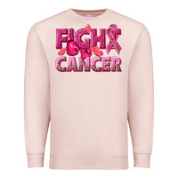 Pale Pink fight cancer Premium Sweatshirt - NancyCooperArtShop
