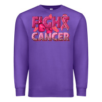 Purple fight cancer Premium Sweatshirt - NancyCooperArtShop