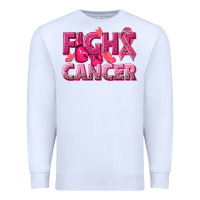 White fight cancer Premium Sweatshirt - NancyCooperArtShop