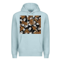 Blue Mist pool with leopard tumbler tbs Premium Hoodie - TumblerDesignByShophia