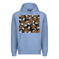 Colony Blue pool with leopard tumbler tbs Premium Hoodie - TumblerDesignByShophia
