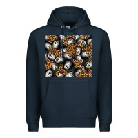 Navy pool with leopard tumbler tbs Premium Hoodie - TumblerDesignByShophia
